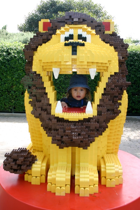 Alani (age 3) at Legoland in 2005. All photos @2013 June Bayha